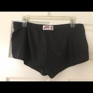 Soffe Black Mesh Shorts